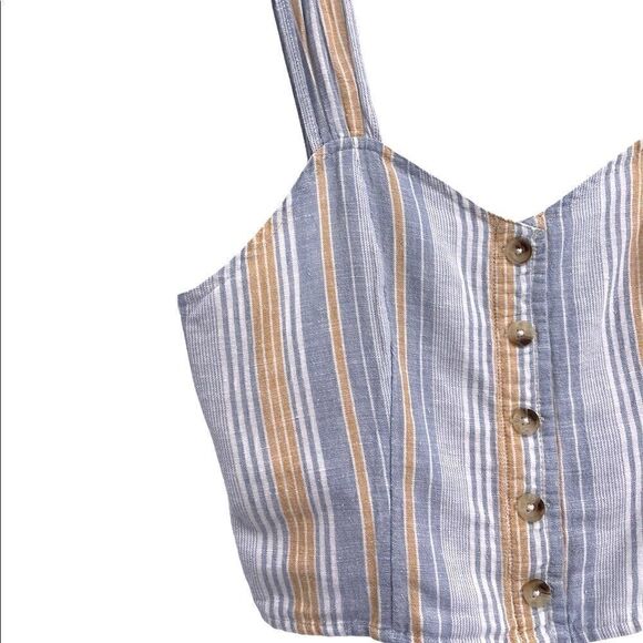 American Eagle ruched strap corset crop Top - Picture 6 of 6